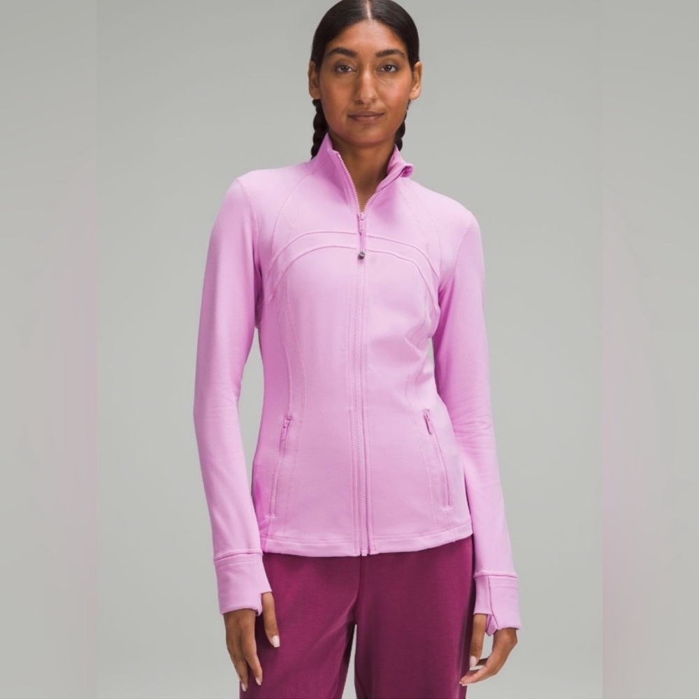 NWT Lululemon Define Jacket Luon Dahlia Mauve Color Size 10